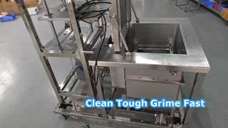 38L স্টেইনলেস স্টীল অতিস্বনক ক্লিনিং চালু করুন